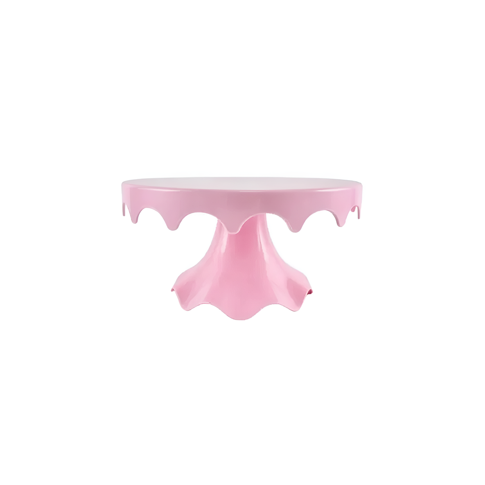 Cake Stand with Dripped Edge - Light Yellow | Full House Lebanon
