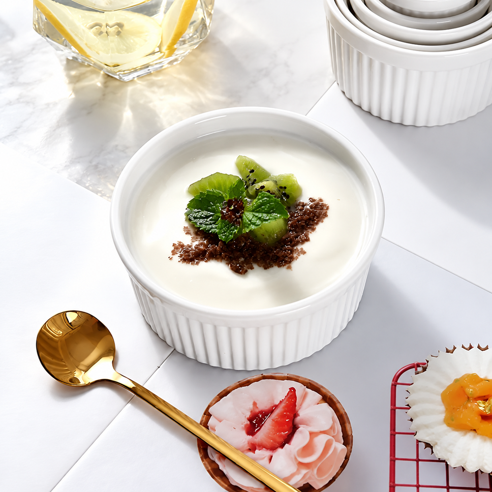 White Porcelain Ramekin Bowl | Full House Lebanon