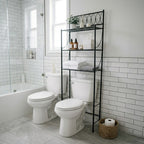 Matte Black  Free Standing Bath Storage Unit | Full House Lebanon