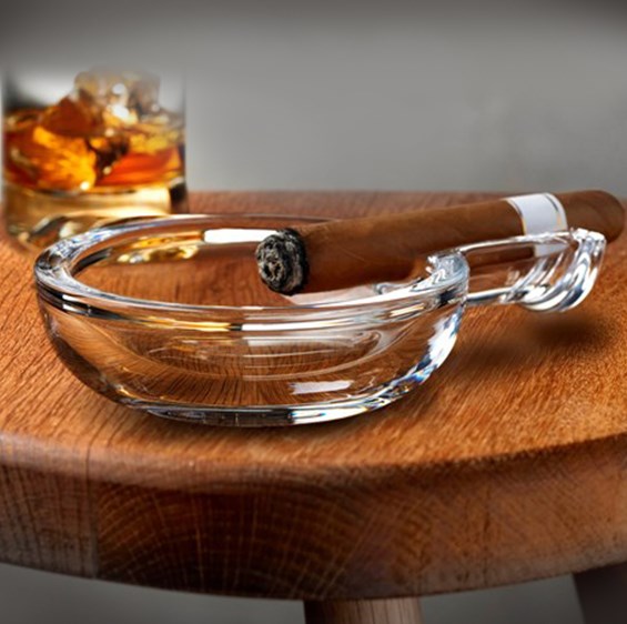 Nude Glass Egoist Ashtray - Black | Full House Lebanon