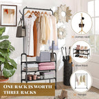Upper Coat Hanger with 4 lower Shelves | Full House Lebanon