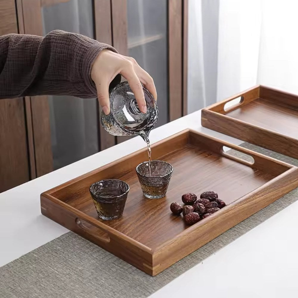 Rectangular Bamboo Tray Set (3 Pcs) | Full House Lebanon