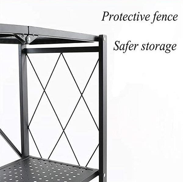 Foldable Multi-purpose Metal Shelving Units with Wheels | Full House Lebanon