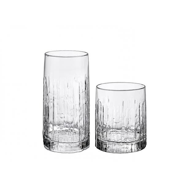 Borgonovo OAK Glass Cups (3 Pcs) - Long 355cc | Full House Lebanon