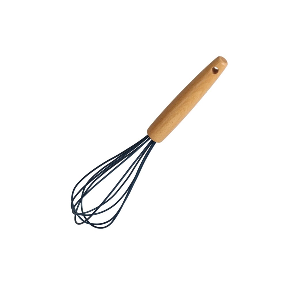 Silicone Whisk with Wooden Handle