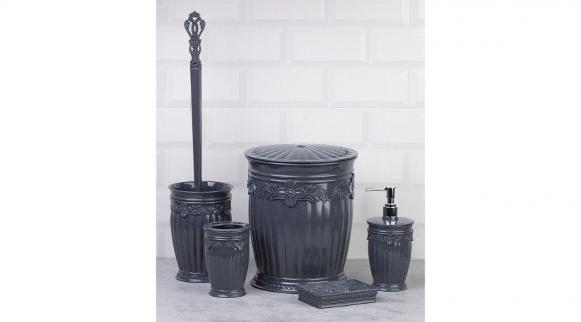 Elegant Bathroom Set (5ps) - Light Grey | Full House Lebanon