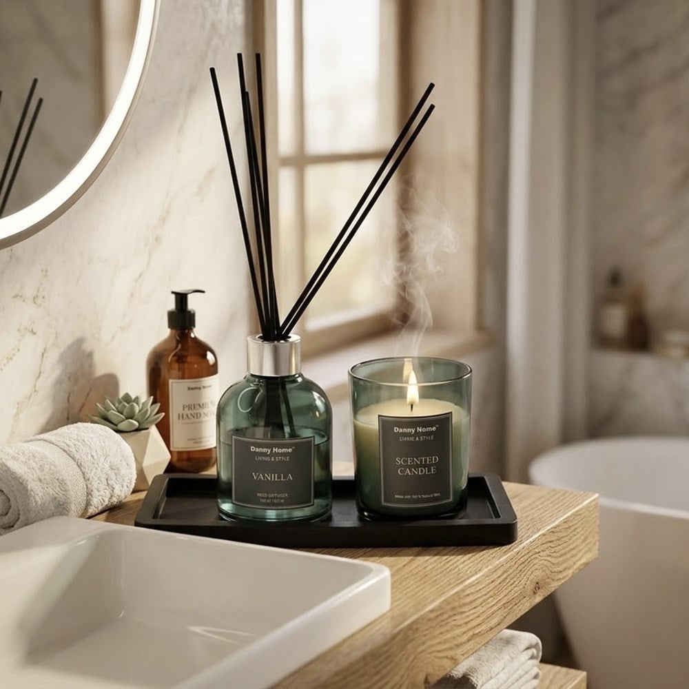 Vanilla Reed Diffuser Candle Set | Full House Lebanon