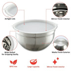 Stainless Steel Mixing Bowl with Airtight Lid | Full House Lebanon