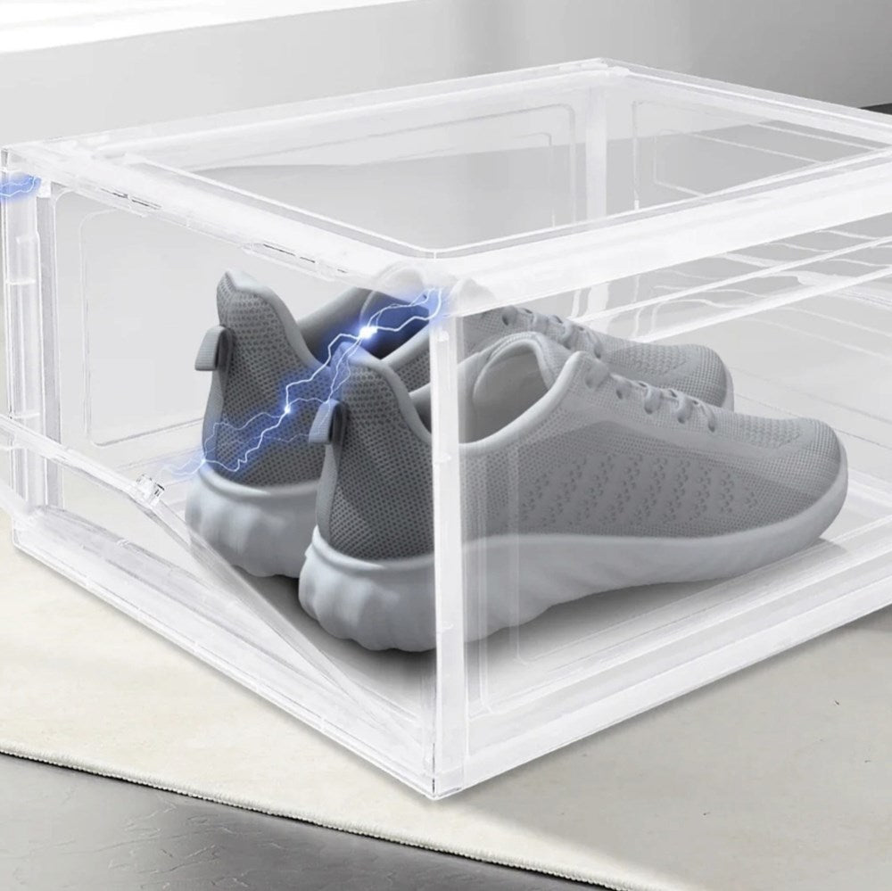 Clear Stackable Shoe Storage Box | Full House Lebanon