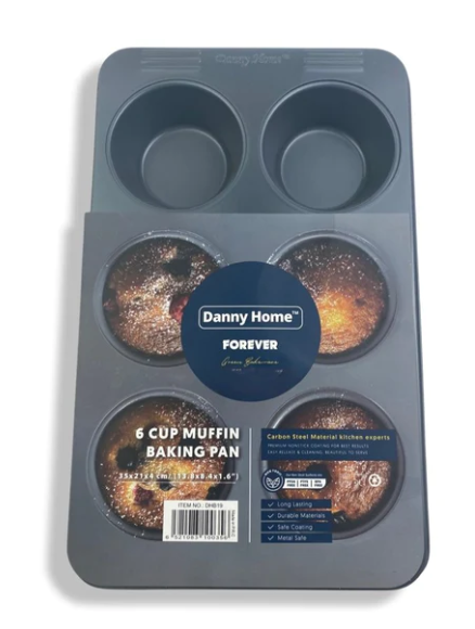 6 Cup Muffin Baking Pan | Full House Lebanon