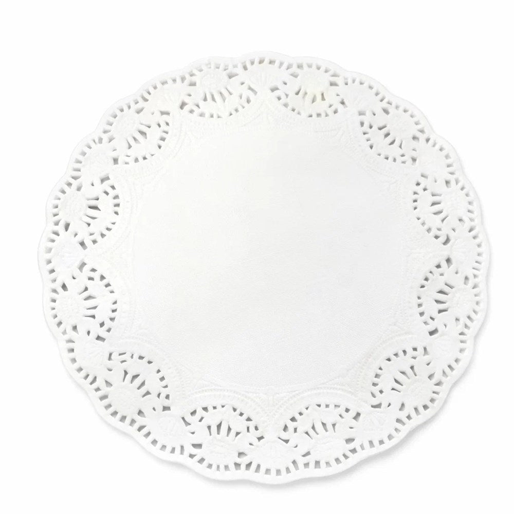 White Round Serving Liners 50 Pcs) | Full House Lebanon