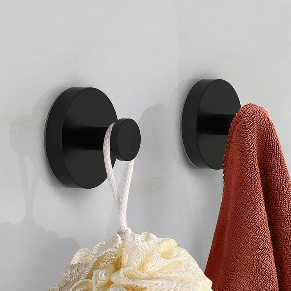 Stainless Steel Wall-Mounted Hook Set (2 Pcs) | Full House Lebanon