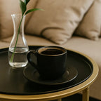 Doted Porcelain Coffee /Tea Cup Set (Half a Dozen) - Tea, White | Full House Lebanon