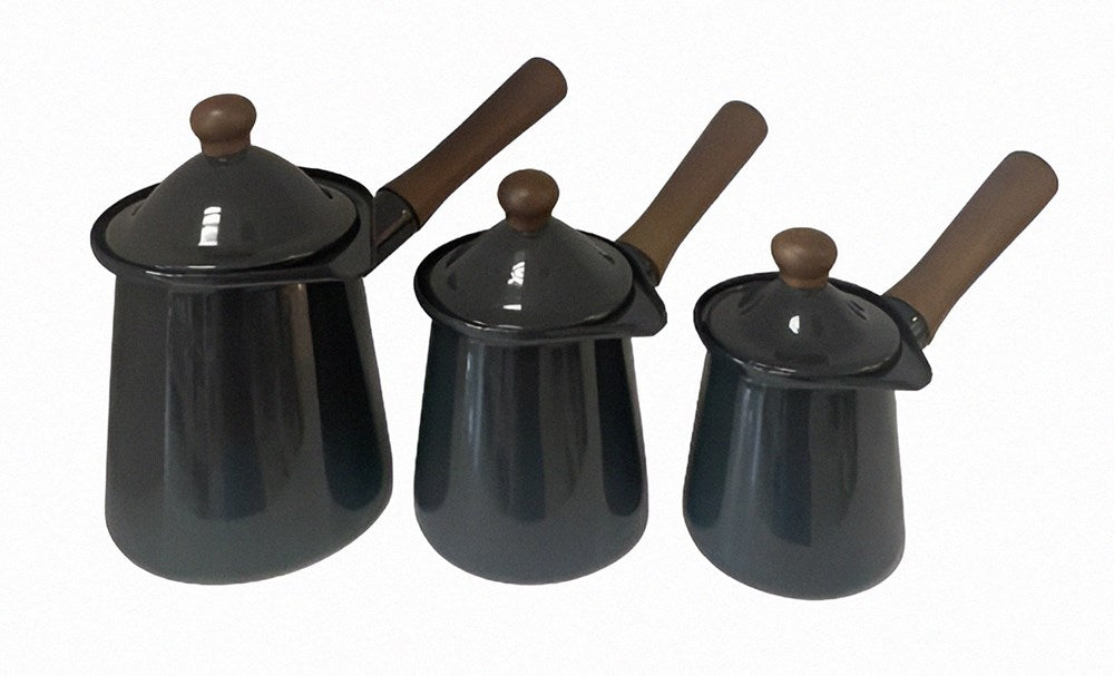 Enamel Coffee Pots - Large, LightGreen | Full House Lebanon