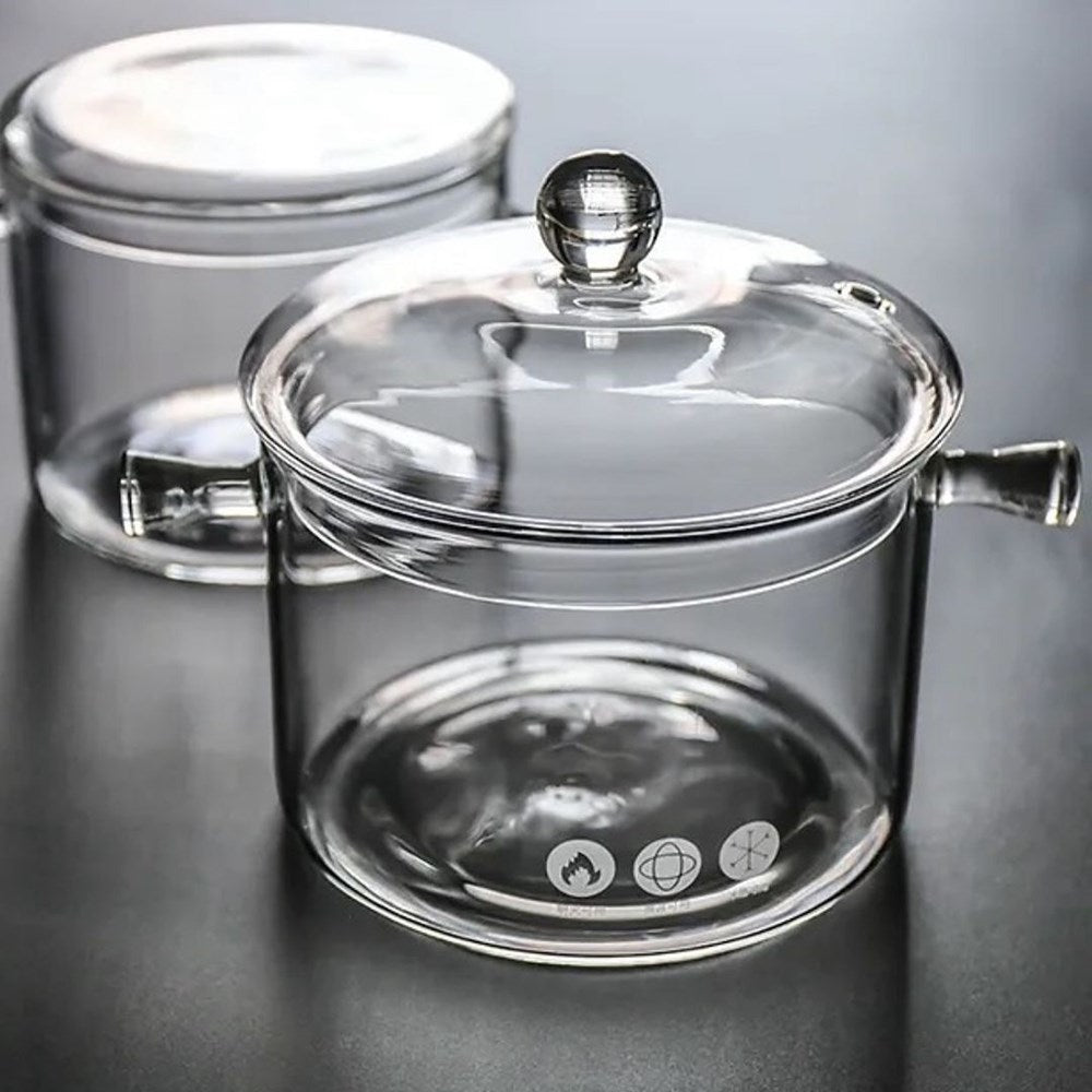 Clear Glass Pot | Full House Lebanon