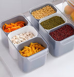 3-Compartments Acrylic Fridge Container | Full House Lebanon