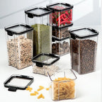 Airtight Acrylic Containers with Black Clips - 700 ml | Full House Lebanon