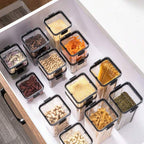 Airtight Acrylic Containers with Black Clips - 460 ml | Full House Lebanon