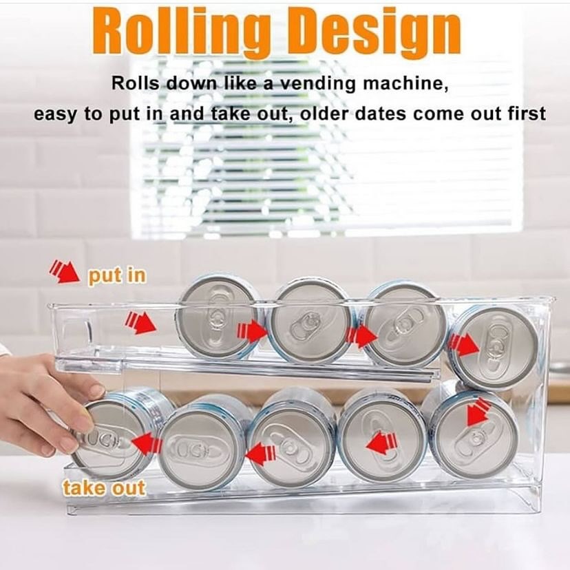 Acrylic Can Storage Box | Full House Lebanon