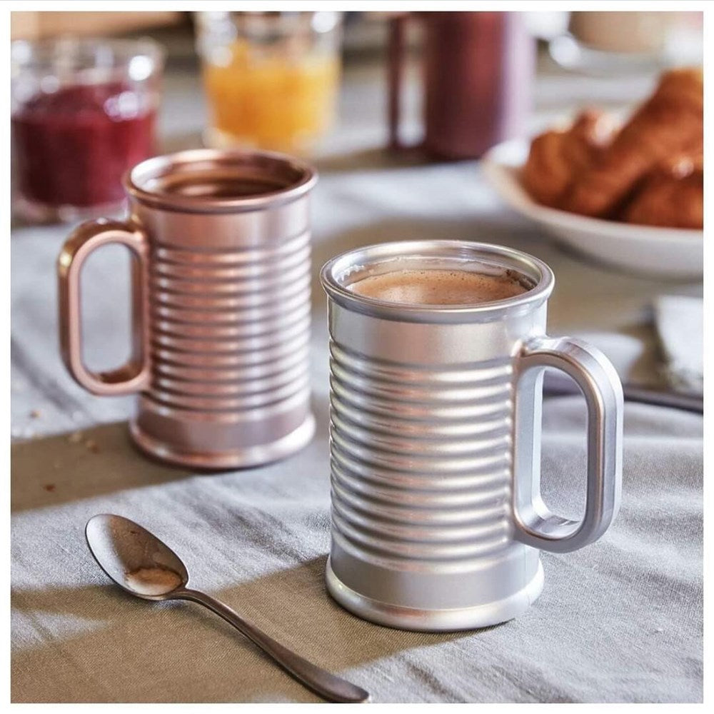 Luminarc Conserve Moi Mugs - 32 cl, Silver | Full House Lebanon