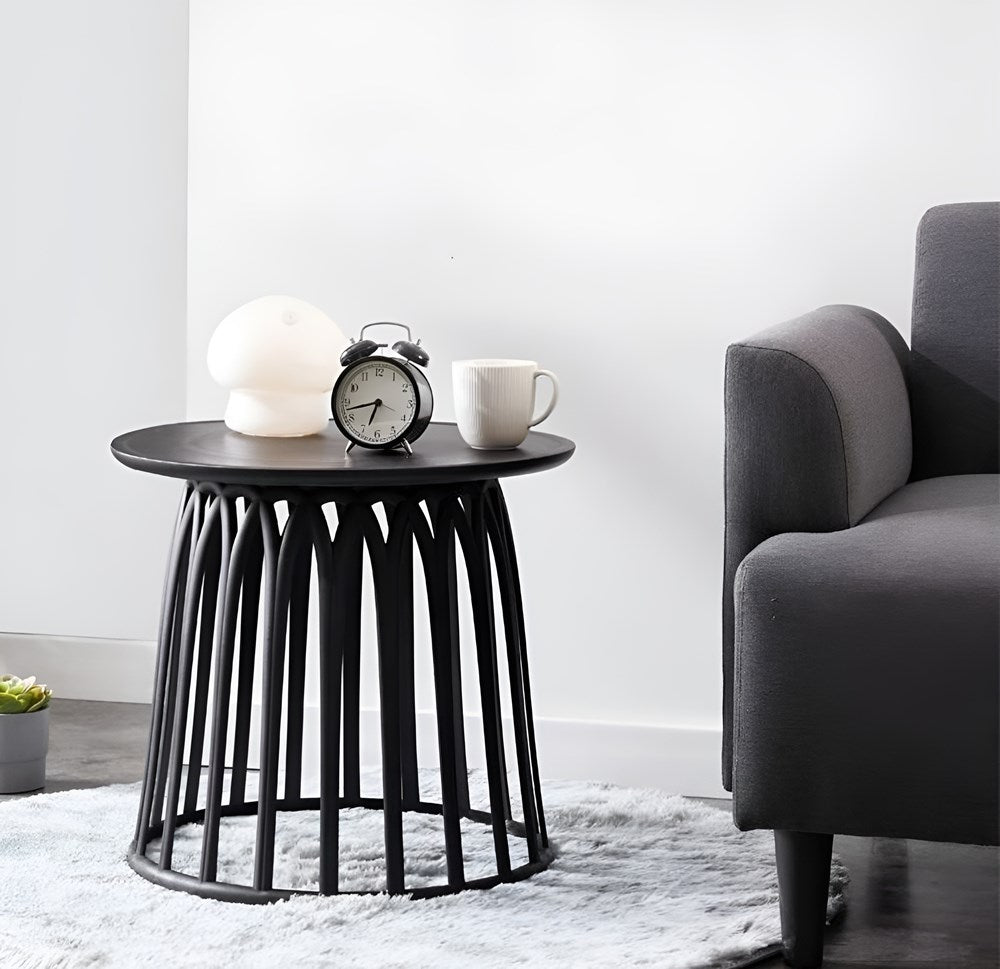 Durable Thick Plastic Side Table - Grey | Full House Lebanon