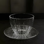 Glass Bowls Set with Saucers (12 Pcs) - Square | Full House Lebanon