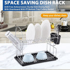 Chrome Platted 2 Tier Dish Rack | Full House Lebanon