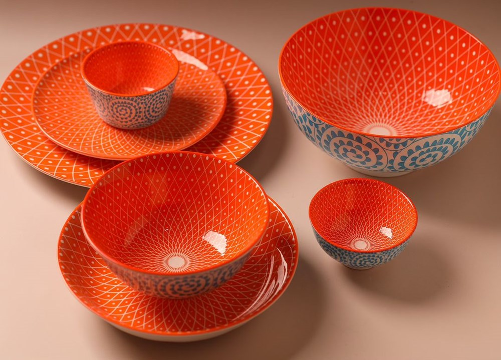 Vibrant Color Porcelain Dinnerware - Dessert Plate | Full House Lebanon