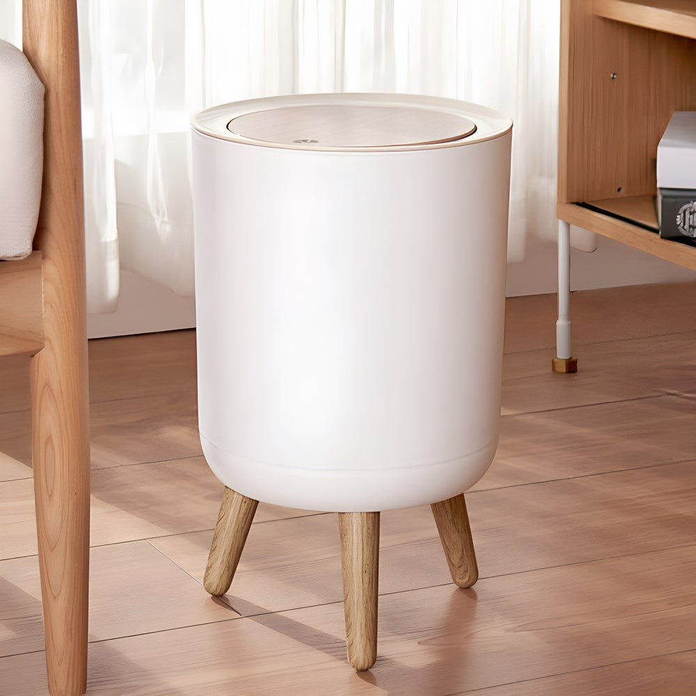 Push-to-Open Footed Waste Bin | Full House Lebanon