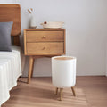 Push-to-Open Footed Waste Bin | Full House Lebanon