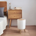 Push-to-Open Footed Waste Bin | Full House Lebanon