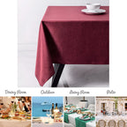 Red Table Cloth - Round 240 cm | Full House Lebanon