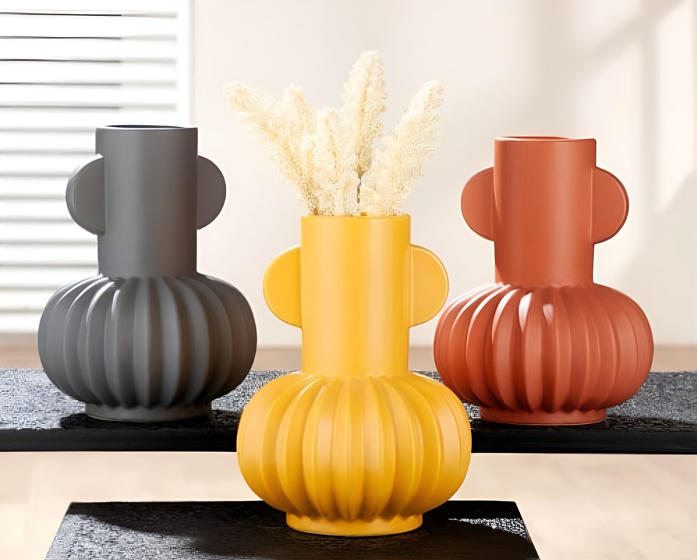 Decor Ceramic Flower Vase - White | Full House Lebanon