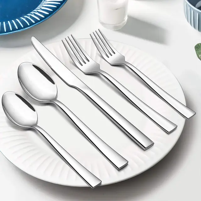 Danny Home Stainless Steel Cutlery Sets - Set of 6 dining spoons | Full House Lebanon