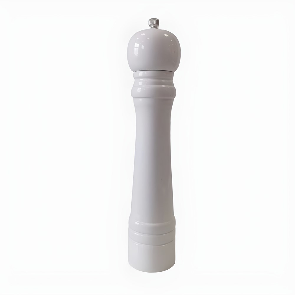 Wooden Salt & Pepper Grinder - White | Full House Lebanon