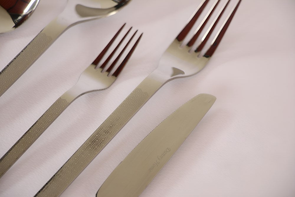 Danny Home Stainless Steel Cutlery Sets - Set of 6 dessert spoons | Full House Lebanon