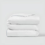CANNON Duvet Comforter with Navy Trim - Medium | Full House Lebanon