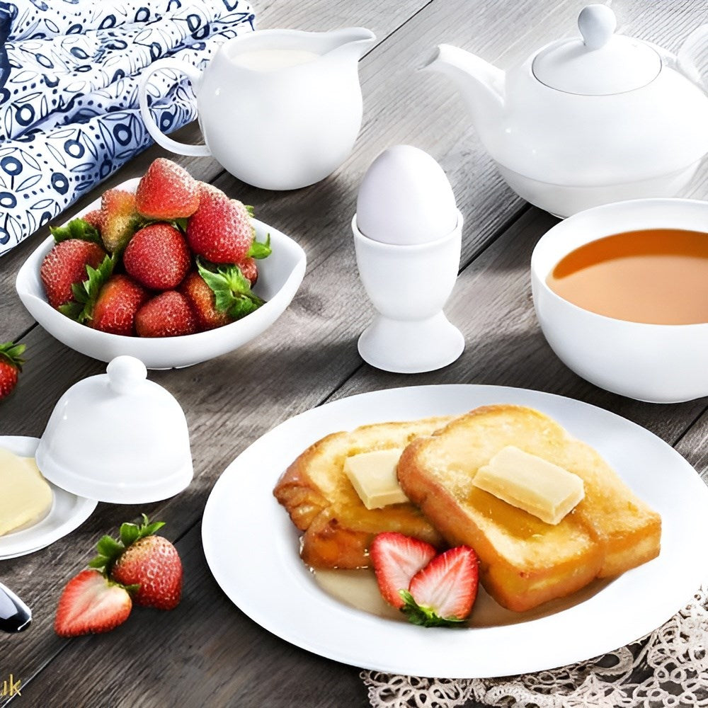 Ceramic White Milk Jug 230 ml | Full House Lebanon
