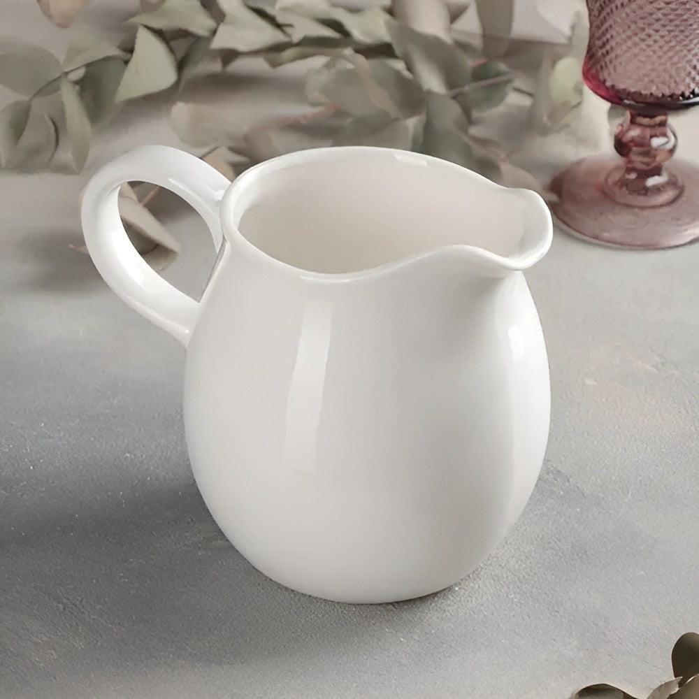 White Porcelain Jug - Large | Full House Lebanon