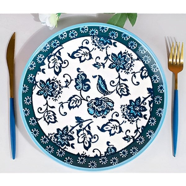 Blue Patterned Dinnerware | Full House Lebanon