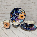 Porcelain Dinnerware with Vibrant Colors - Get 6 dessert plates | Full House Lebanon