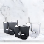 Titiz Priwex Bathroom Set (5 Pcs) - Black | Full House Lebanon