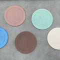 Diatomite Stone Large Coasters - White | Full House Lebanon