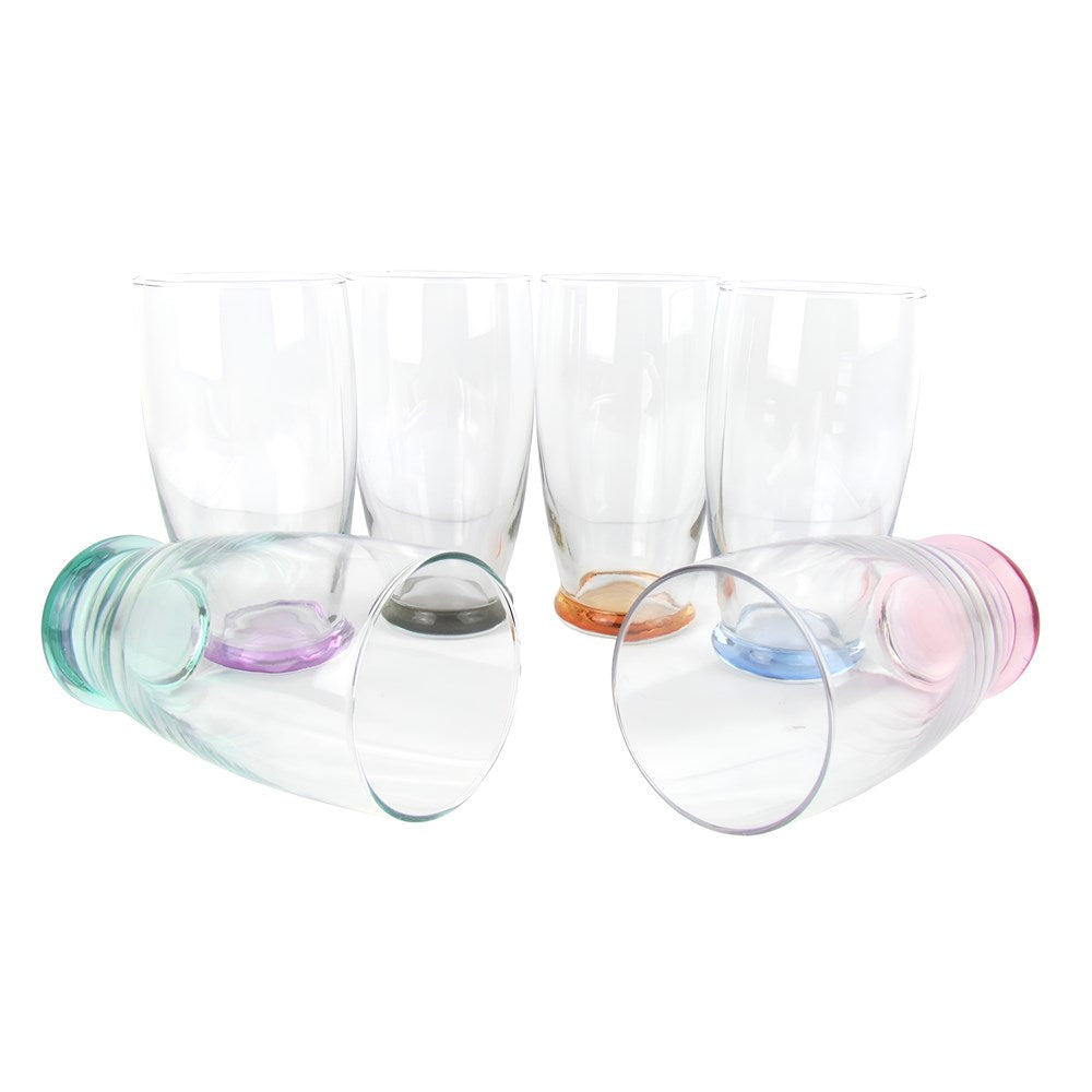 LAV Coral Roma Glass Cup Set (6 Pcs) | Full House Lebanon
