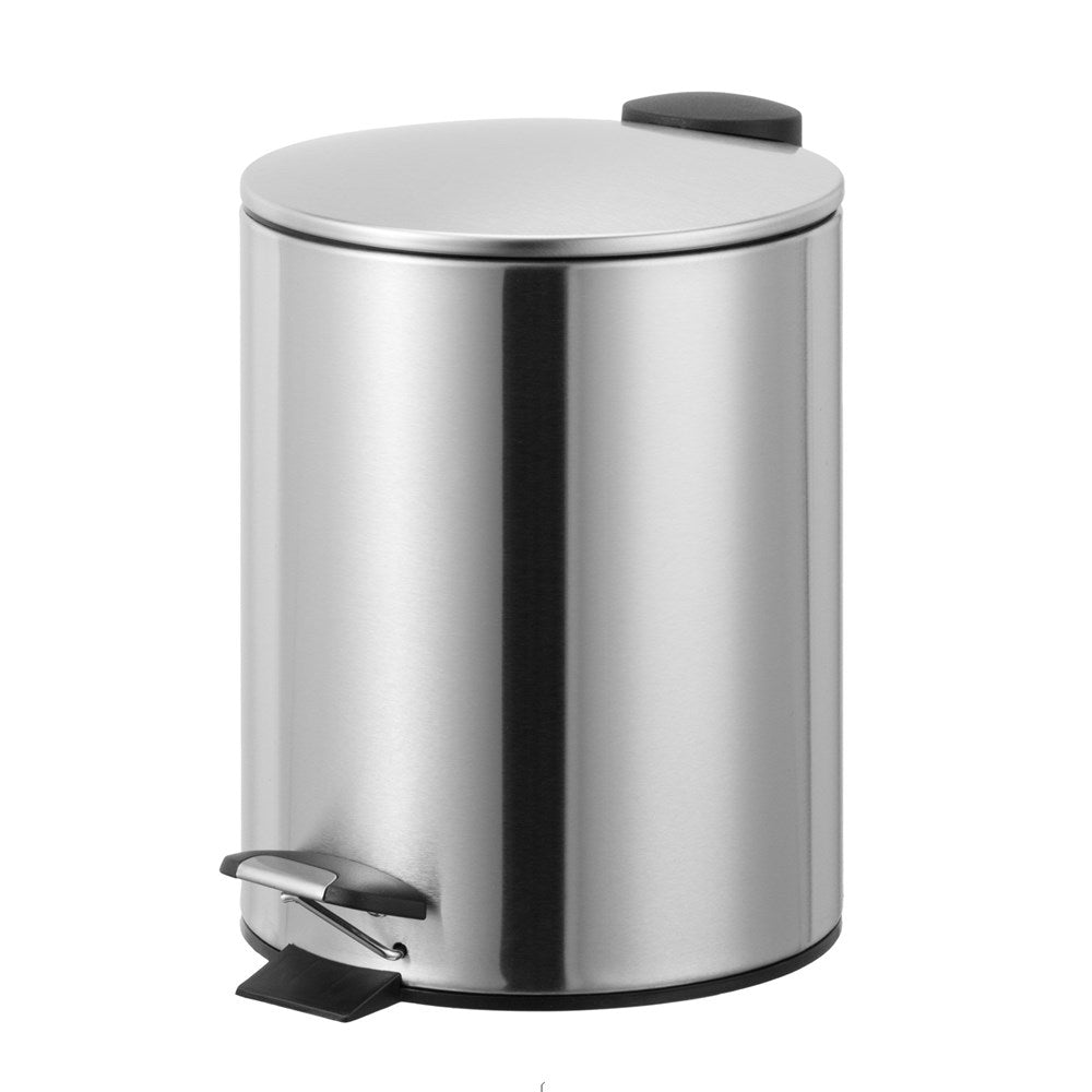 Thin Lid Pedal Dust Bin - 5 L, Black | Full House Lebanon