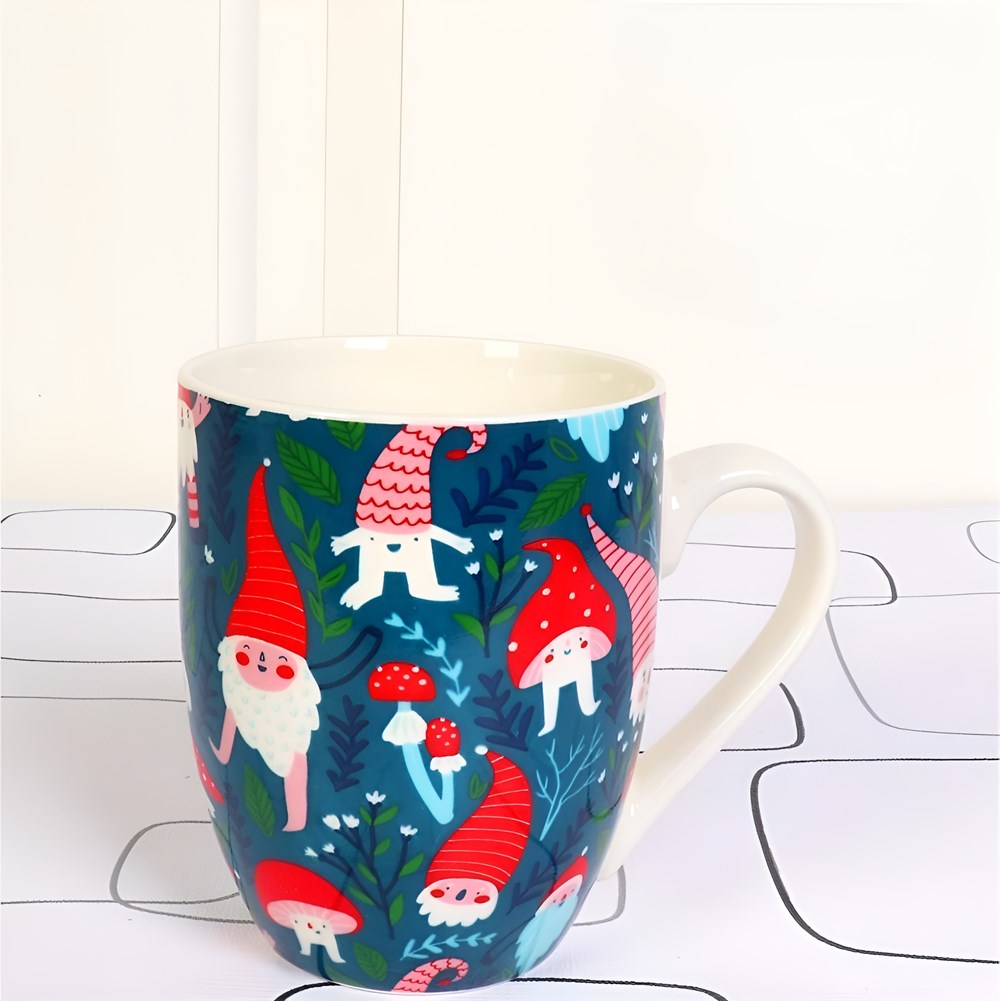 Christmas Santa Porcelain Mug - 2 | Full House Lebanon