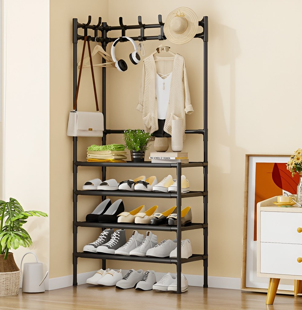 4-Layer Shoe Corner Storage Rack | Full House Lebanon