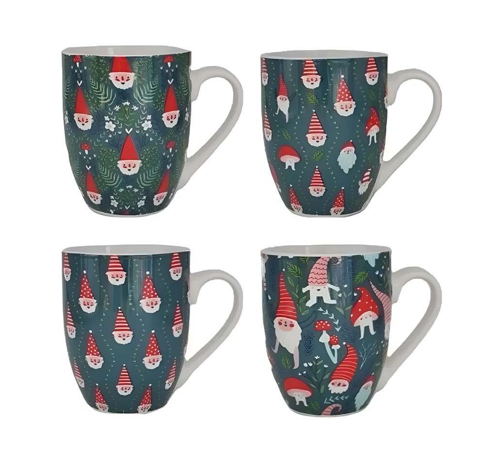 Christmas Santa Porcelain Mug - 1 | Full House Lebanon