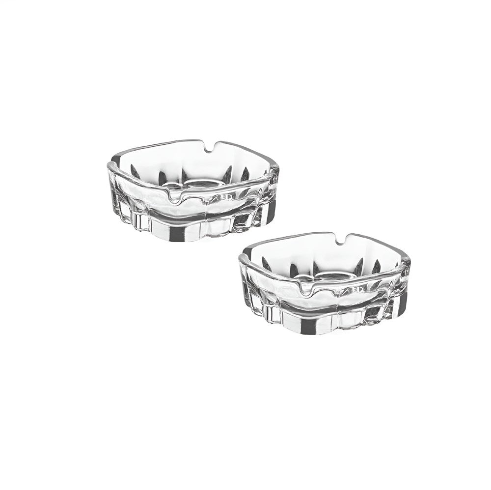LAV KARINA Glass Ashtray Set (2 Pcs) | Full House Lebanon
