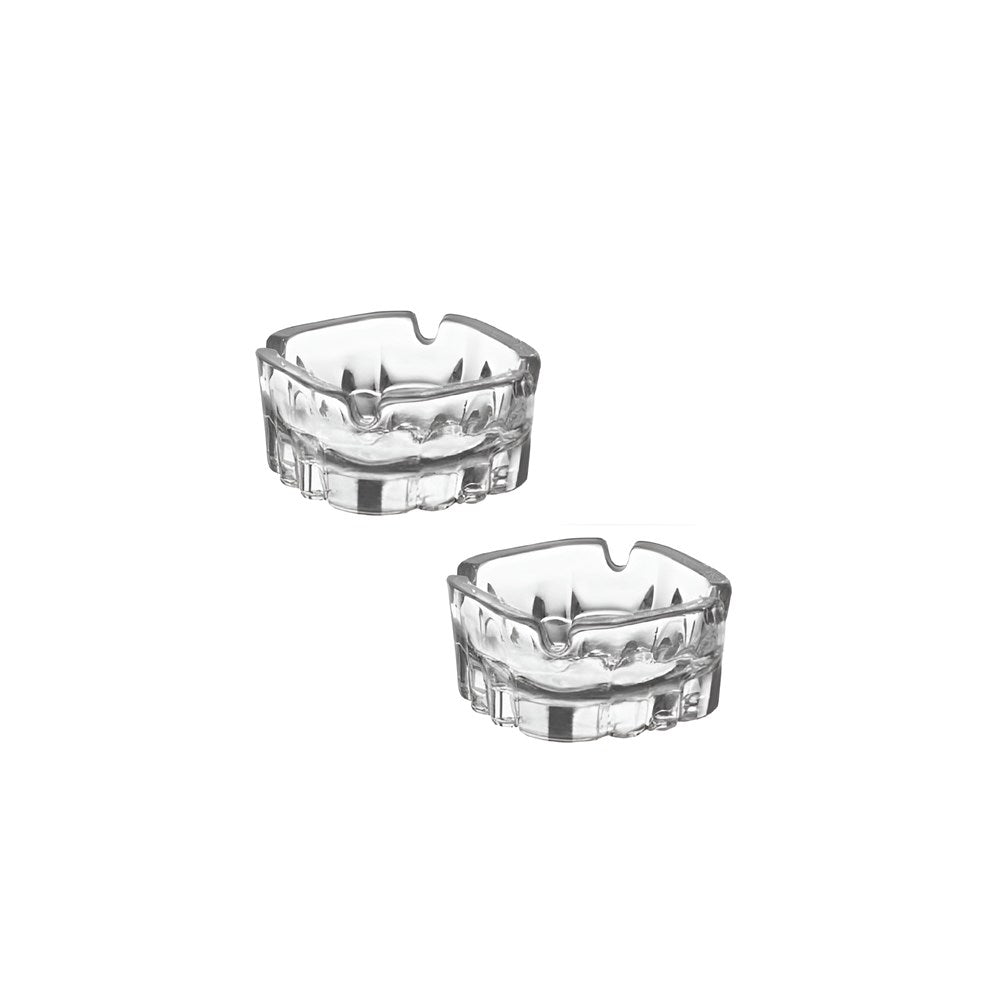 LAV KARINA Glass Ashtray Set (2 Pcs) | Full House Lebanon